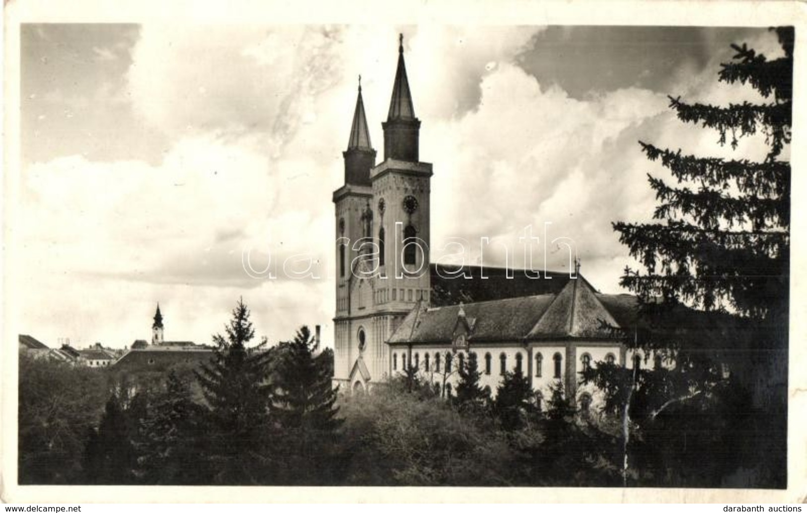 ** T2/T3 Zombor, Sombor; Karmelita Templom és Rendház. Kiadja Schlotzer József / Carmelite Church And Monastery (fa) - Non Classificati