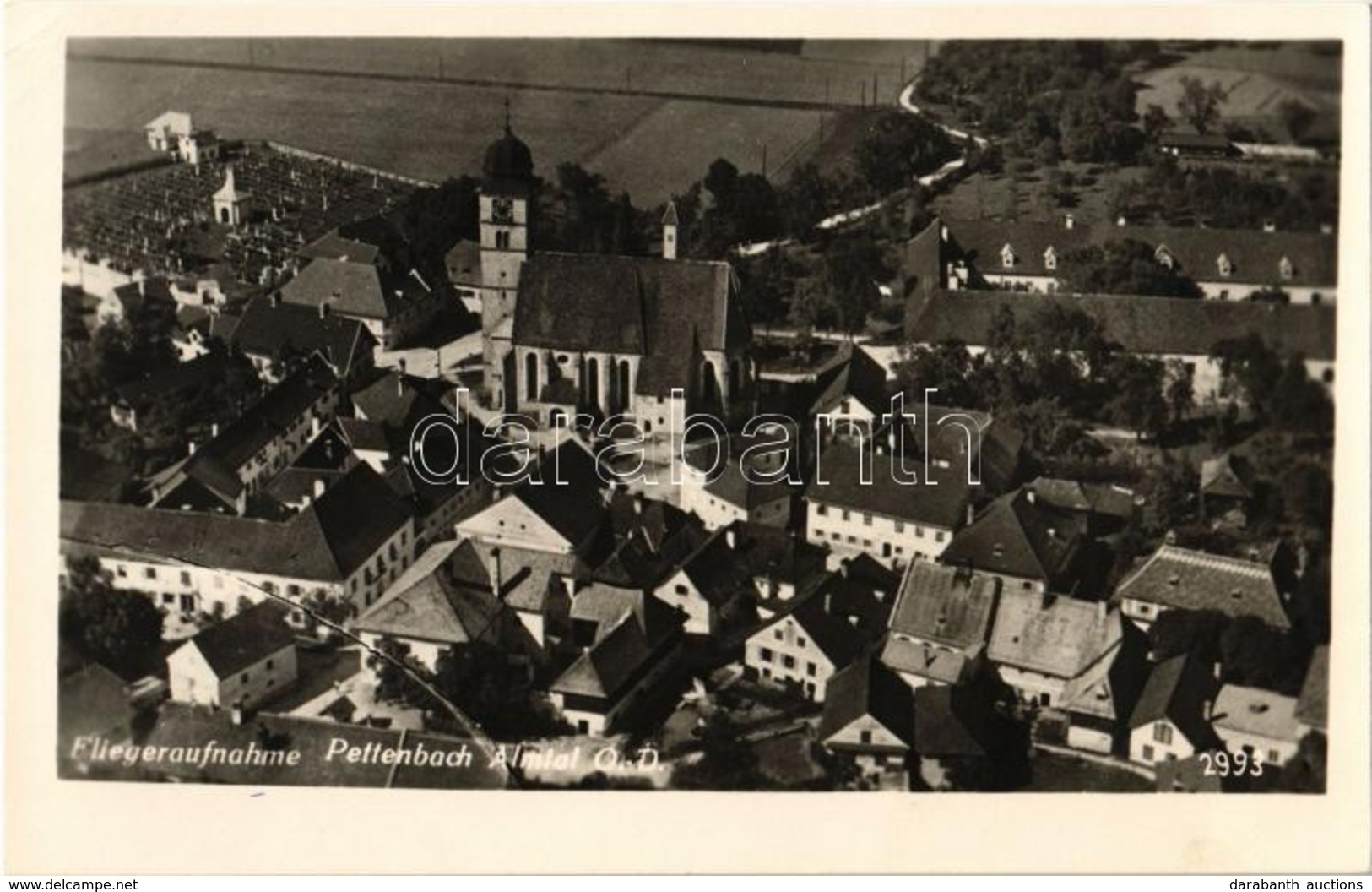 ** T2 Pettenbach, Almtal O. D., Fliegeraufnahme / Aerial View - Zonder Classificatie