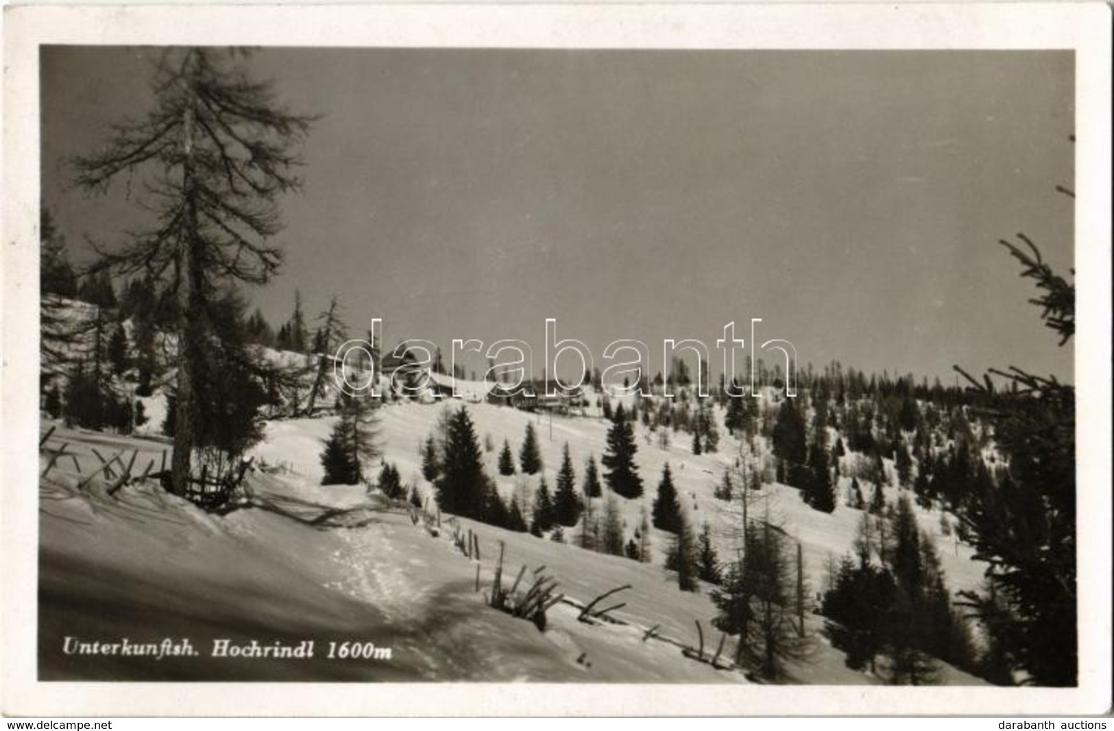 T2 1938 Unterkunftsh. Hochrindl / Ski Resort + 'Alpenpension Hochrindl' Cancellation - Ohne Zuordnung