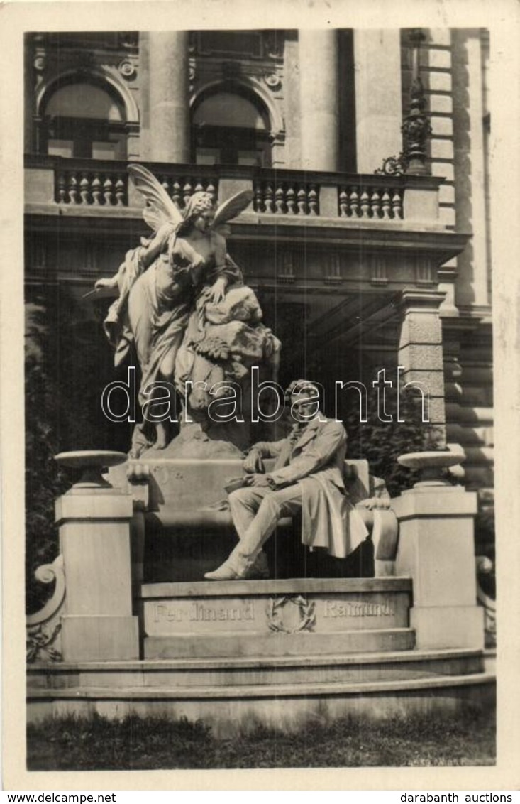 T2 Vienna, Wien VII. Ferdinand Raimund Denkmal V. Vogl. Vor Dem Deutschen Volkstheater / Statue In Front Of The Theatre - Non Classificati