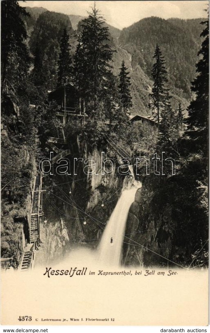 ** T1/T2 Zell Am See, Kesselfall Im Kaprunerthal / Valley, Waterfall - Non Classificati