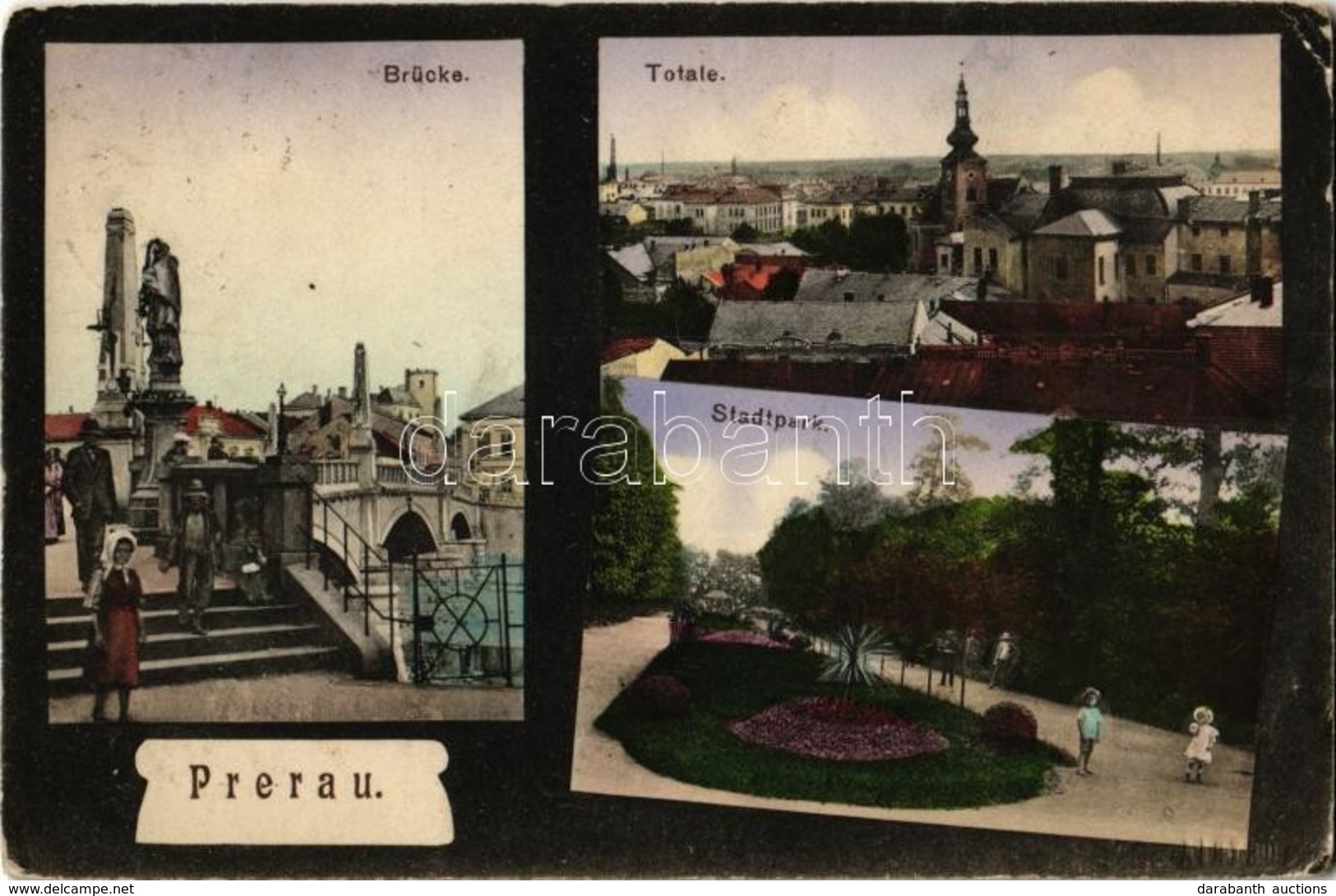 * T3 Prerov, Prerau; Brücke, Stadtpark / Bridge, Park  (Rb) - Non Classificati