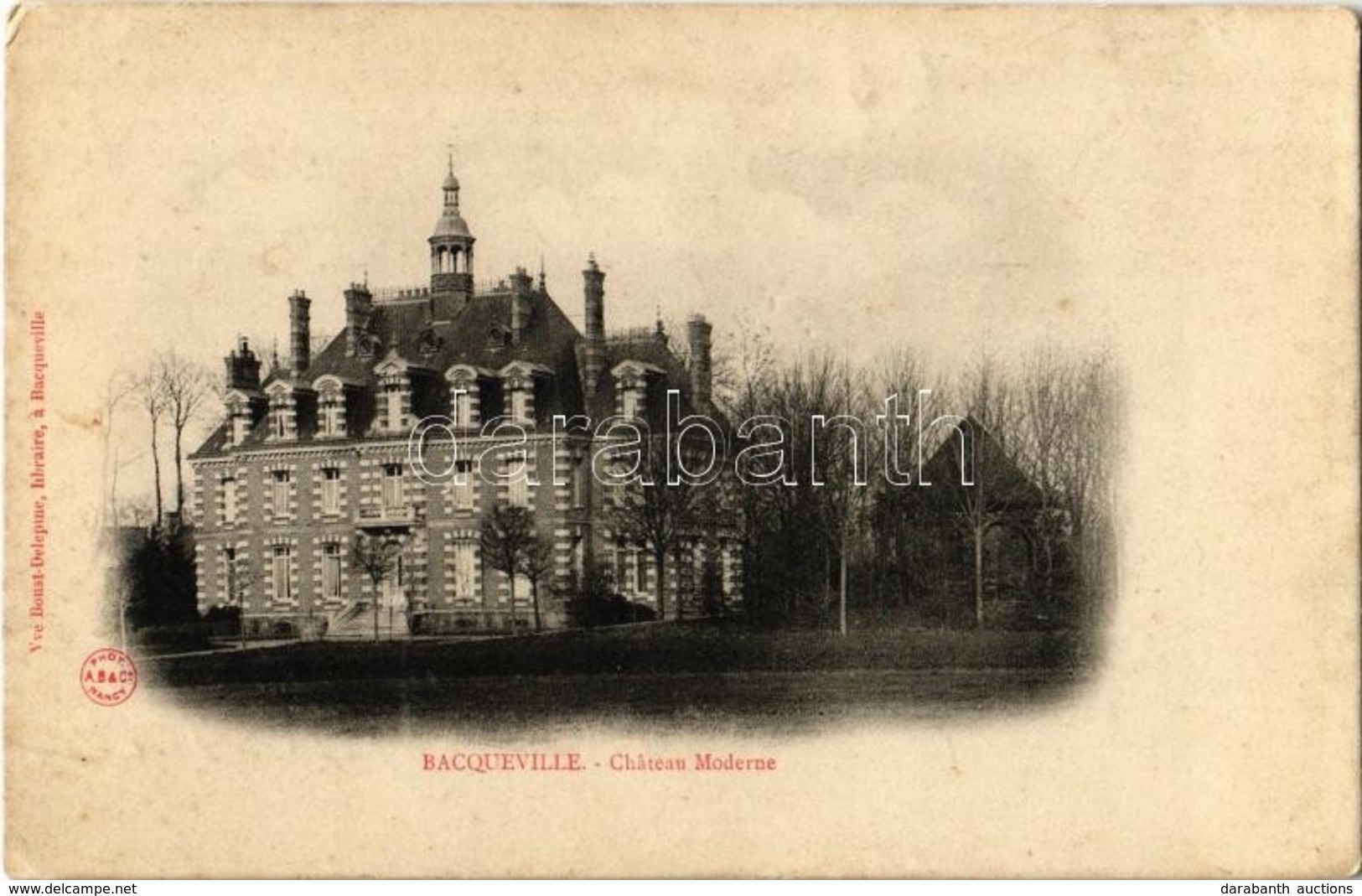 * T2/T3 Bacqueville, Chateau Moderne / Castle (EK) - Zonder Classificatie