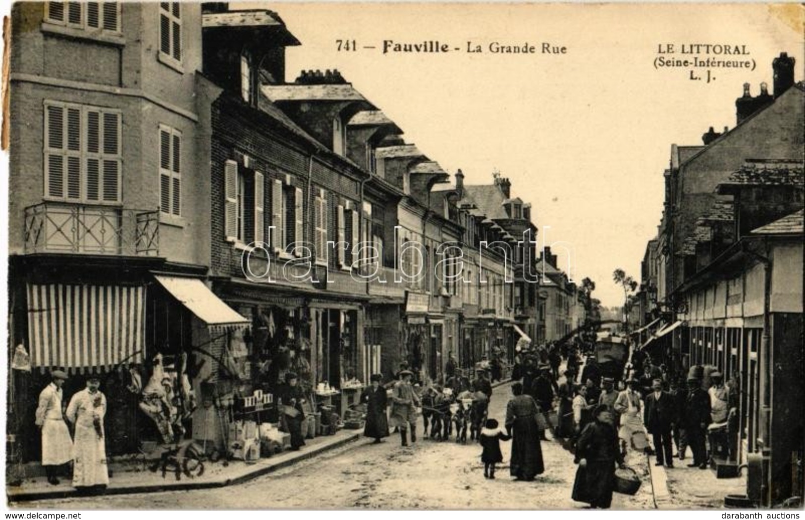 T1/T2 Fauville, La Grande Rue / Main Street, A. Lecaron, Shops - Zonder Classificatie