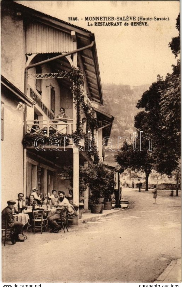 ** T1 Monnetier-Saleve (Haute-Savoie), Le Restaurant De Geneve - Non Classés