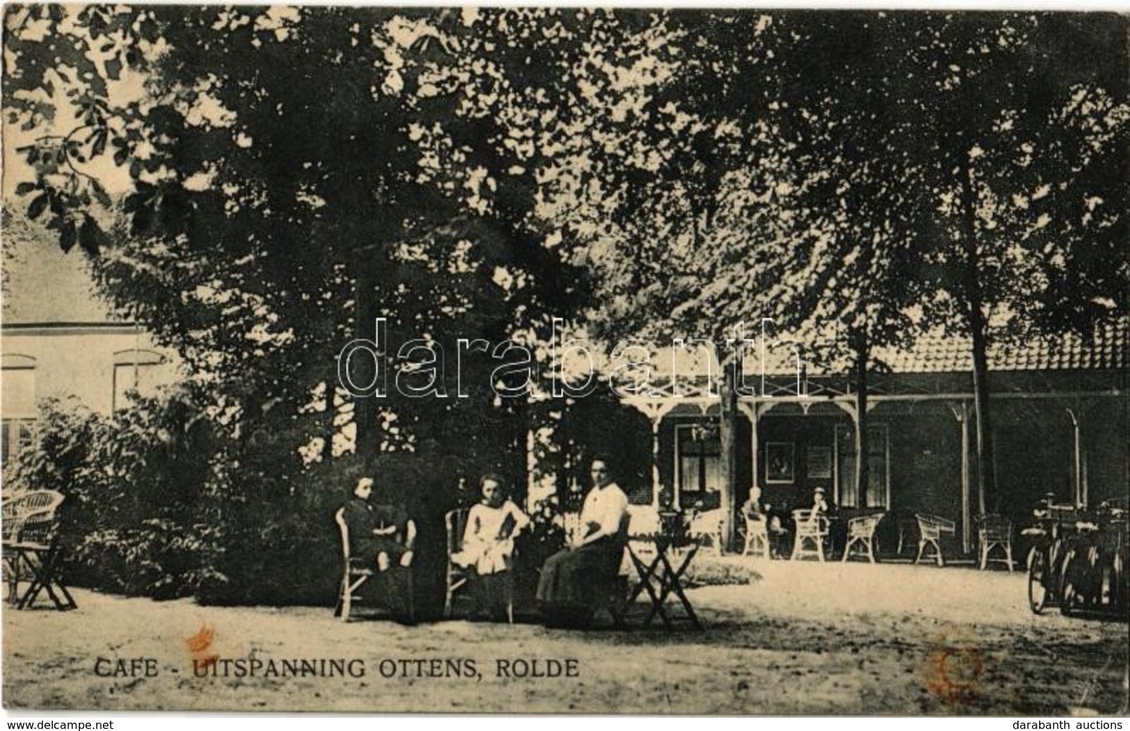 T2/T3 1921 Rolde, Cafe Utspanning Ottens (EK) - Ohne Zuordnung