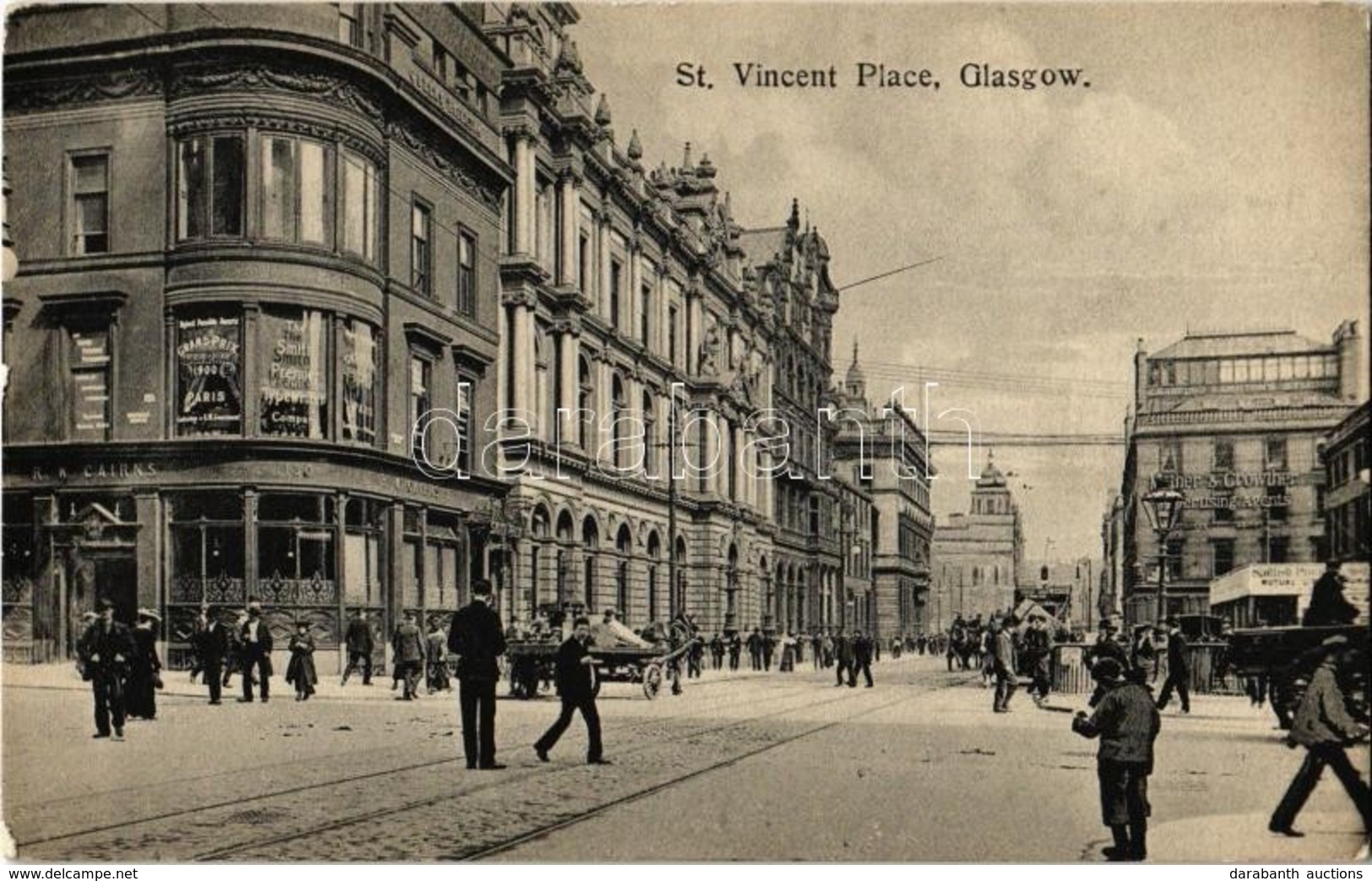 ** T2 Glasgow, St. Vincent Place, The Smith Premier Typewriter Company, Mather & Crowther Advertising Agents, Shops - Ohne Zuordnung