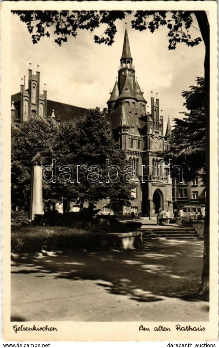 T1/T2 1952 Gelsenkirchen, Am Alten Rathaus / Town Hall - Non Classificati