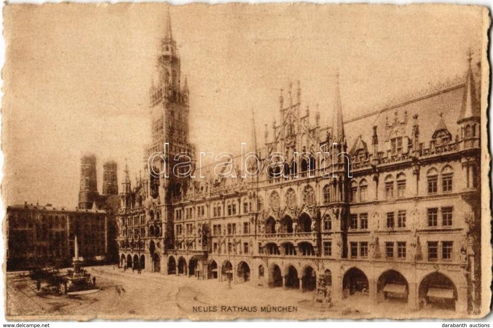 ** T2/T3 München, Munich; Neues Rathaus / Town Hall (worn Edges) - Ohne Zuordnung