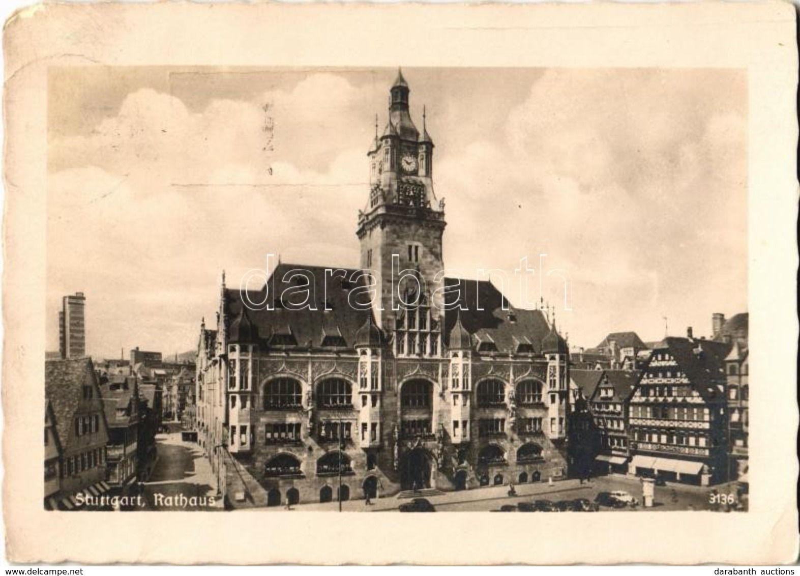 T2/T3 Stuttgart, Rathaus / Town Hall + '1939 Besucht Die Reichs-Gartenschau' So. Stpl - Ohne Zuordnung