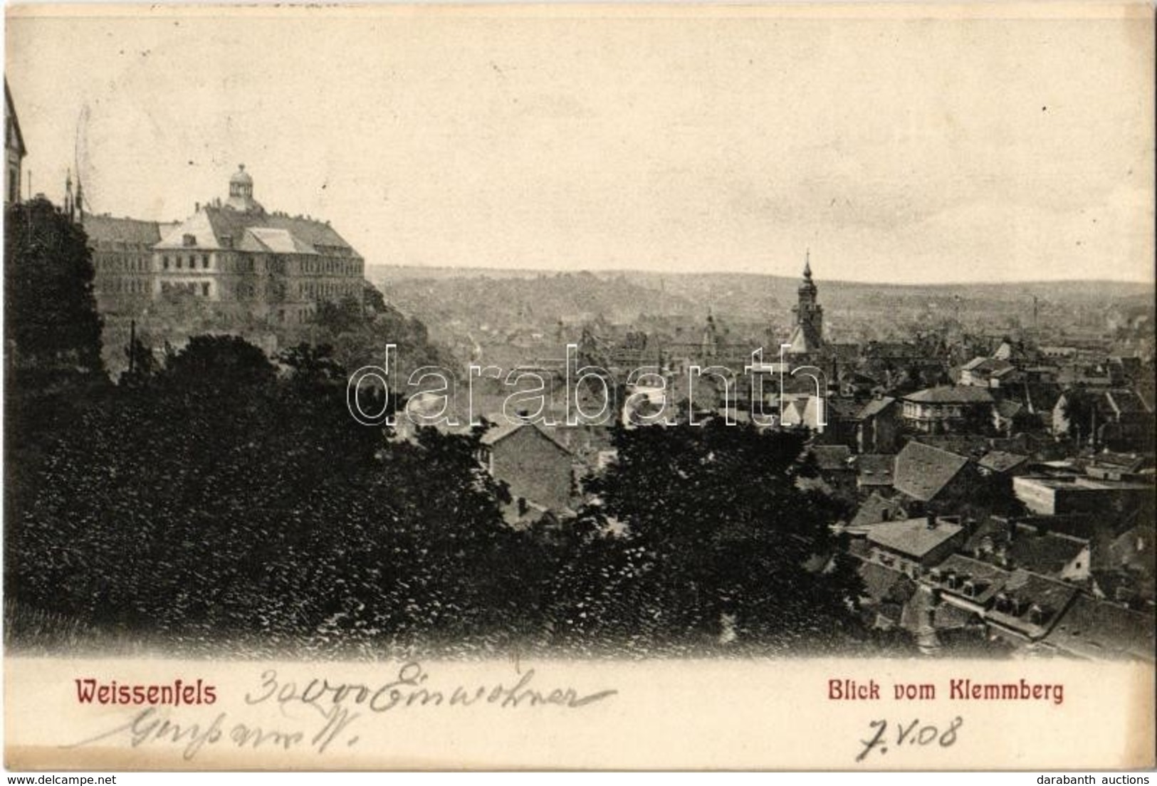 T2 1908 Weissenfels, Blick Vom Klemmberg / General View - Ohne Zuordnung