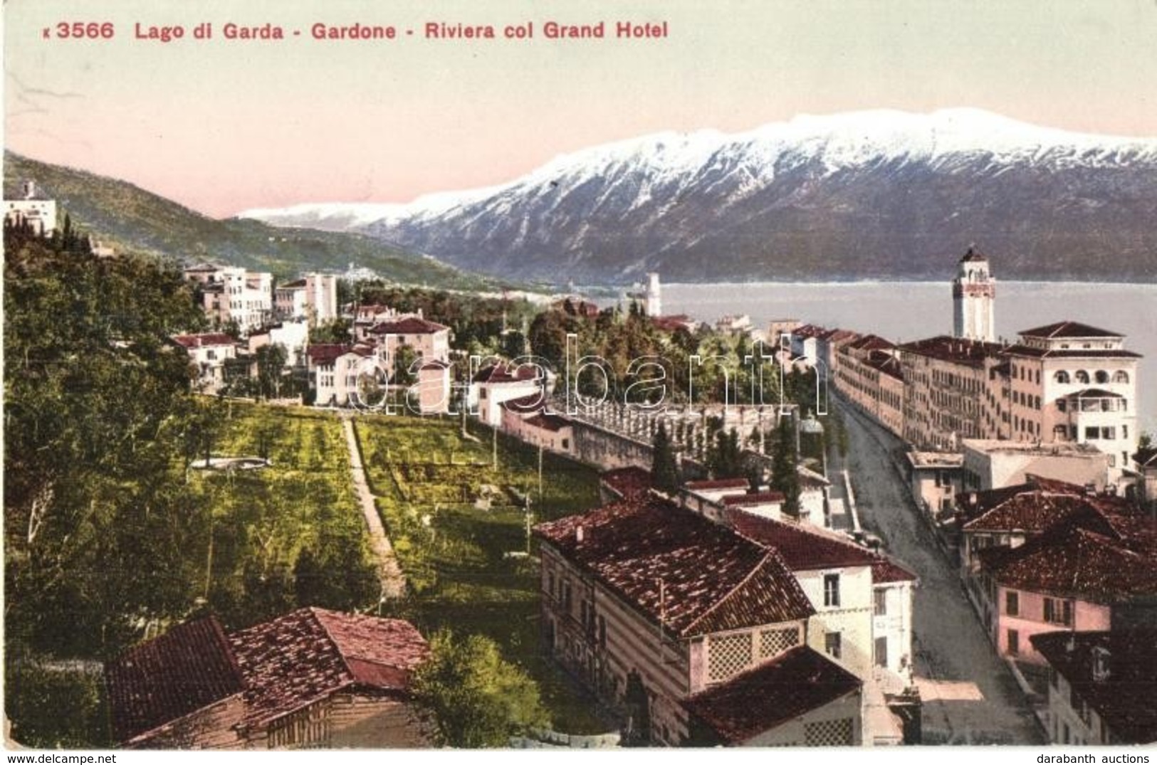 ** T1/T2 Gardone, Lago Di Garda, Riviera Col Grand Hotel - Ohne Zuordnung