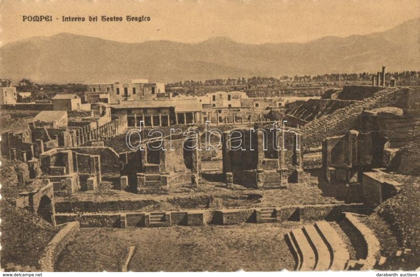 ** T2 Pompei, Interno Del Teatro Tragico / Romanian Theatre Ruins - Non Classificati