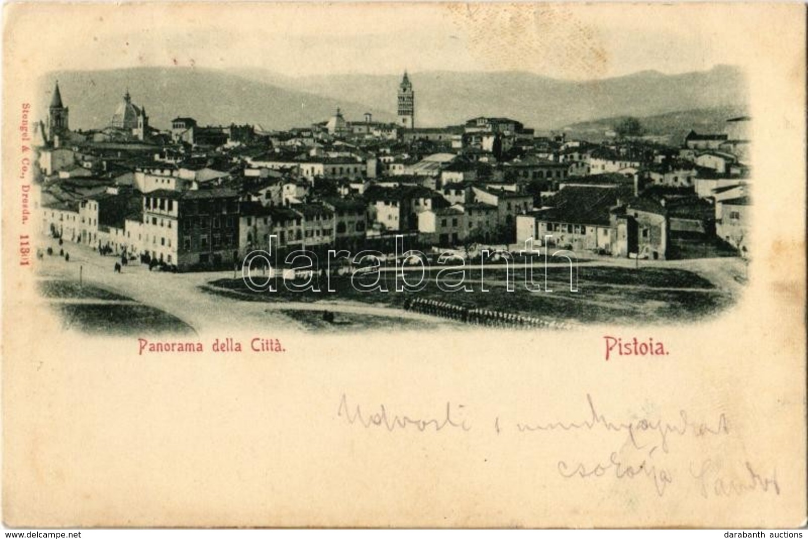 T2/T3 1899 Pistoia, Panorama Della Citta (EK) - Non Classificati