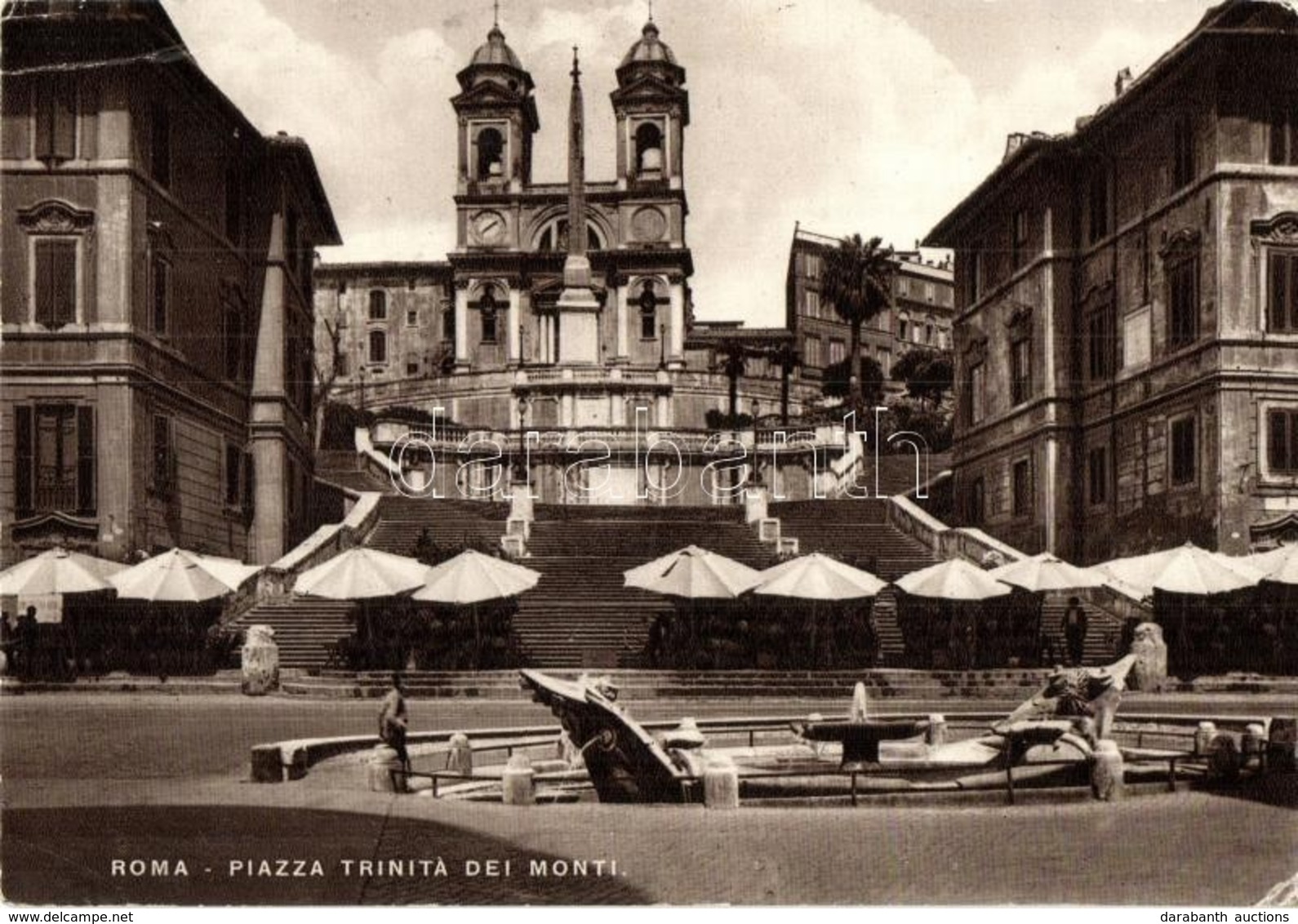 T2/T3 Rome, Roma; Piazza Trinita Dei Monti / Square (EK) - Non Classificati