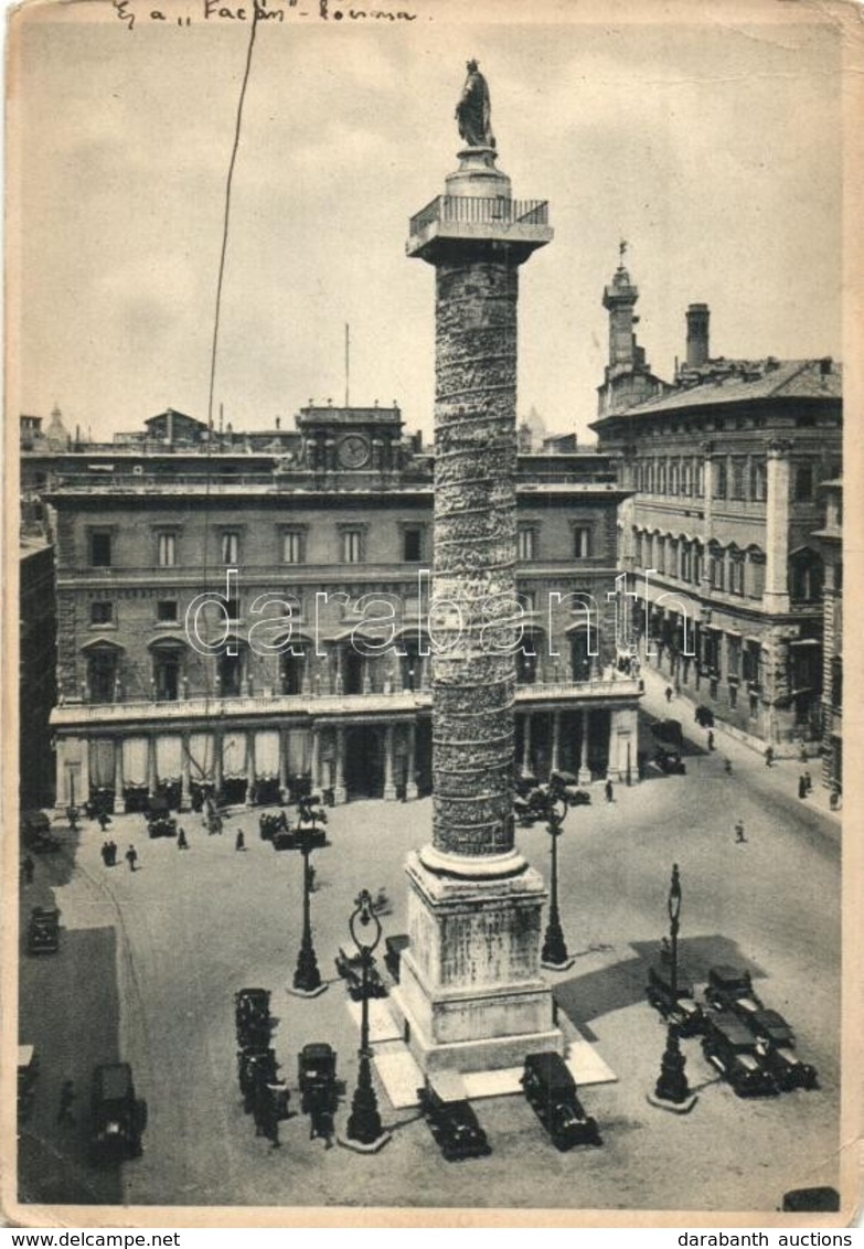 T2/T3 Rome, Roma; Piazza Colonna / Square, Column (EK) - Zonder Classificatie