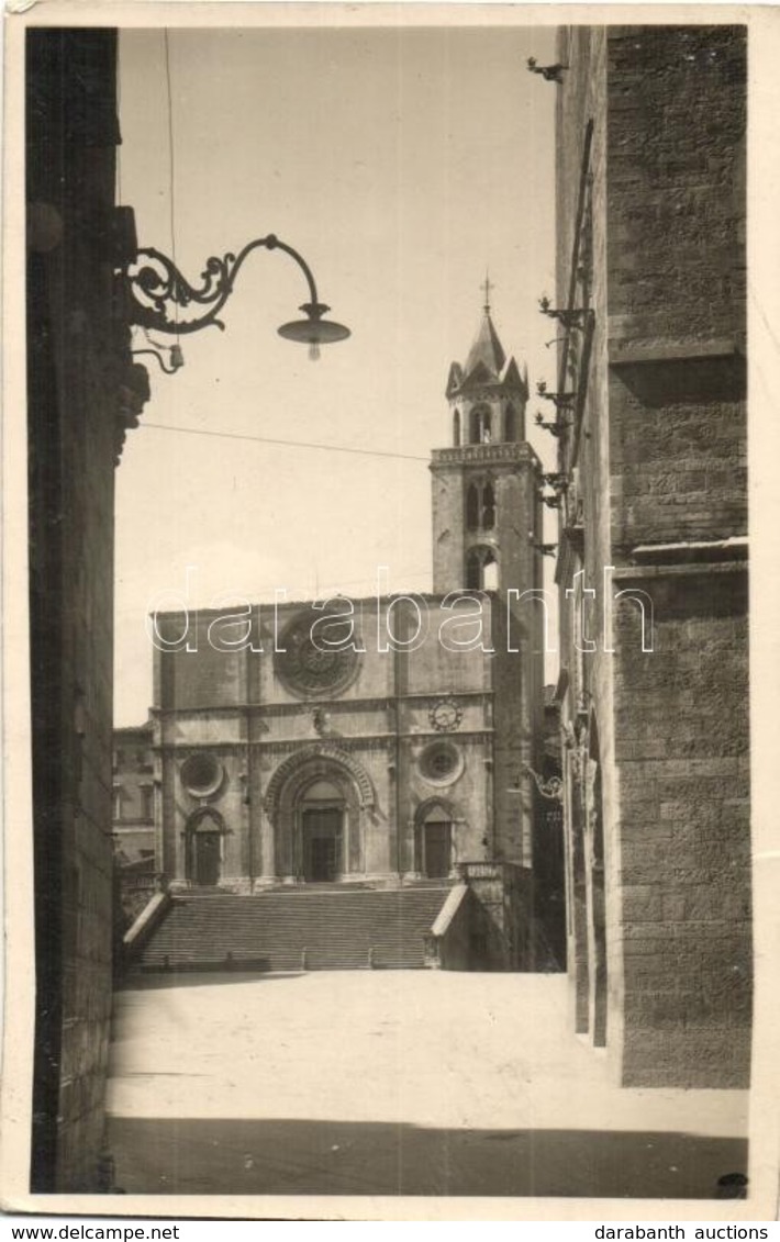 T2 Todi, Piazza Vitt. Emanuele Con La Cattedrale / Square, Cathedral - Ohne Zuordnung