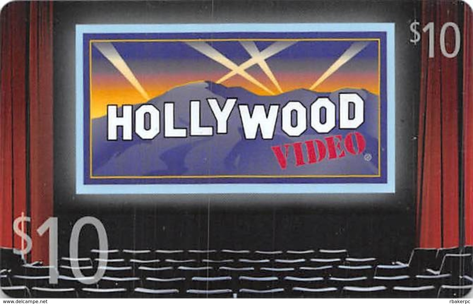 Hollywood Video Gift Card - Other & Unclassified