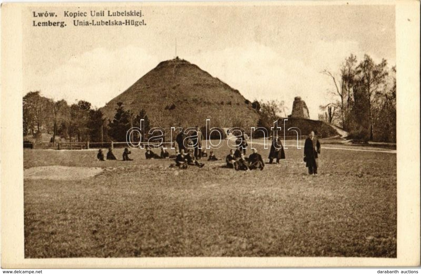 ** T2 Lviv, Lwów, Lemberg; Kopiec Unii Lubelskiej / Unia-Lubelska-Hügel / Union Of Lublin Mound, Monument - Zonder Classificatie