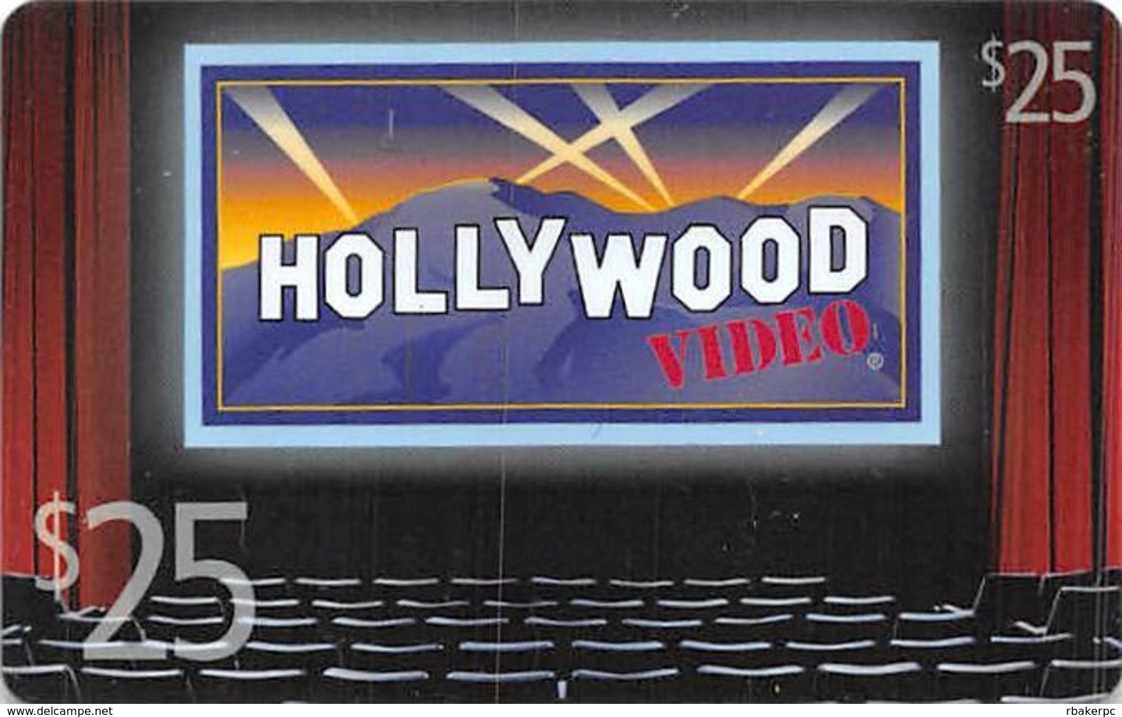 Hollywood Video Gift Card - Other & Unclassified