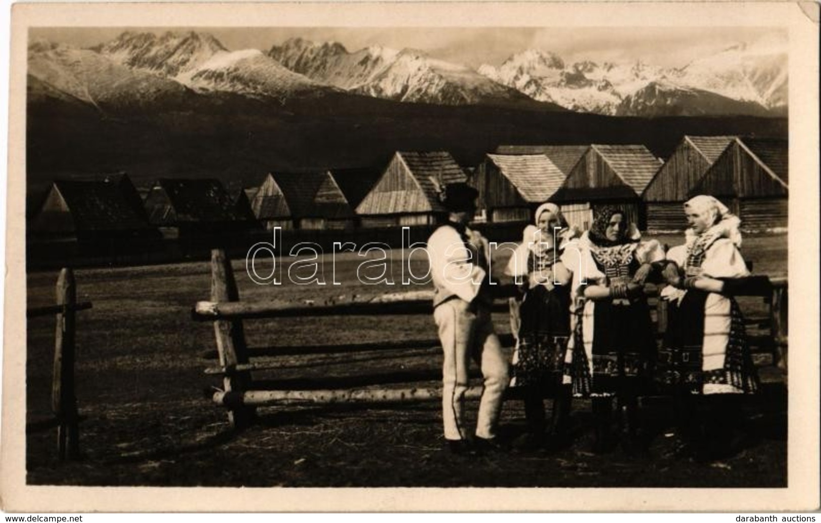 ** T2/T3 Vázsec, Vazec (Tátra, Vysoké Tatry); Národopisny Odbor Matice Slovenskej. Nedelné Odpoludnie / A Szlovák Matica - Zonder Classificatie