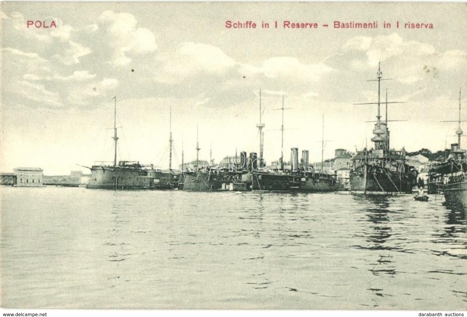 ** T2 Pola, Schiffe In I Reserve / Bastimenti In I Riserva / K.u.K. Kriegsmarine Battleships. G. Costalunga 1909 - Zonder Classificatie