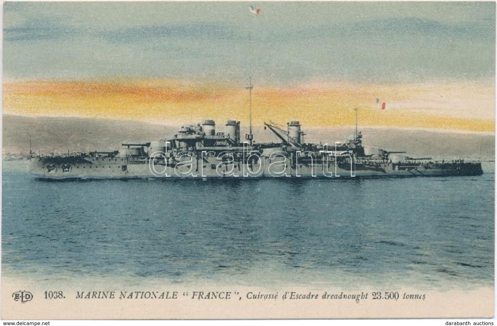 ** T1 Marine Nationale 'France', Cuirasse D'Escadre Dreadnought 23500 Tonnes / French Navy Battleship - Ohne Zuordnung