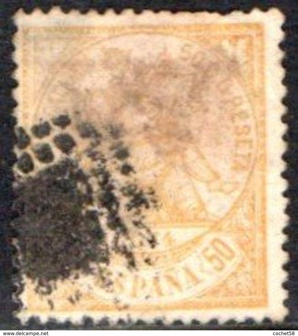 ESPAGNE N° 147 Allégorie De La Justice 1874 - Used Stamps