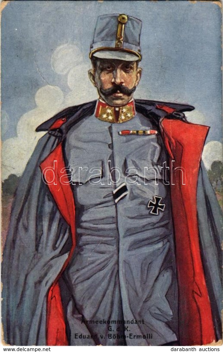 ** T3/T4 Armeekommandant G.d.K. Eduard V. Böhm-Ermolli / General Eduard Von Böhm-Ermolli. B.K.W.I. 163-3.  (Rb) - Non Classificati