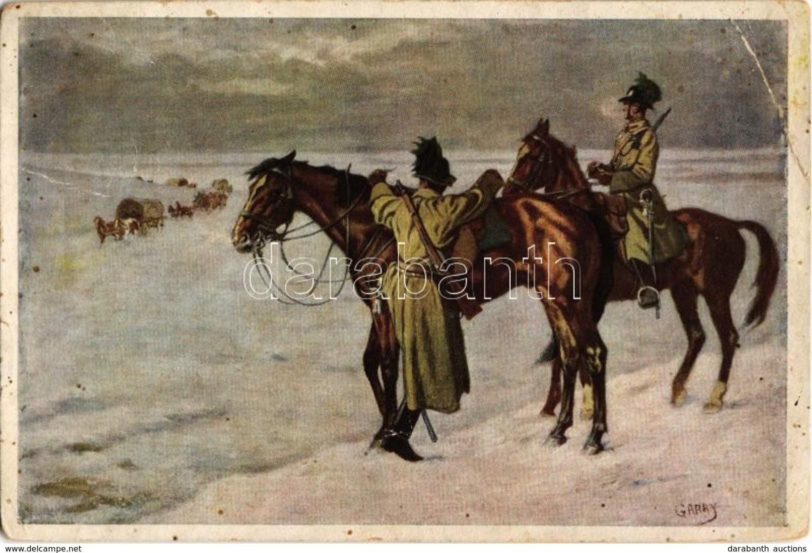 * T3 M. Kir. Csendőrség: Lovasjárőr. Kiadja A M. Kir. CSendőrség Emlékbizottsága, No. 15. / Hungarian Gendarmerie Art Po - Non Classificati