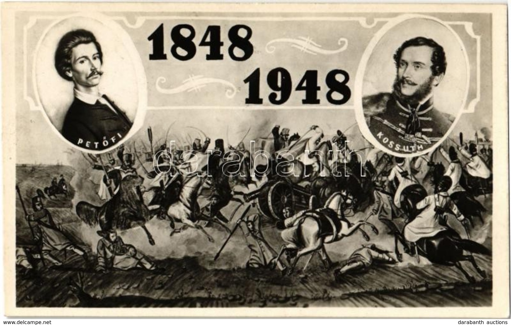 ** T1 1848-1948 Petőfi és Kossuth. A Magyar Szabadságharc 100. évfordulója Emlékére / 100th Anniversary Of The Hungarian - Zonder Classificatie