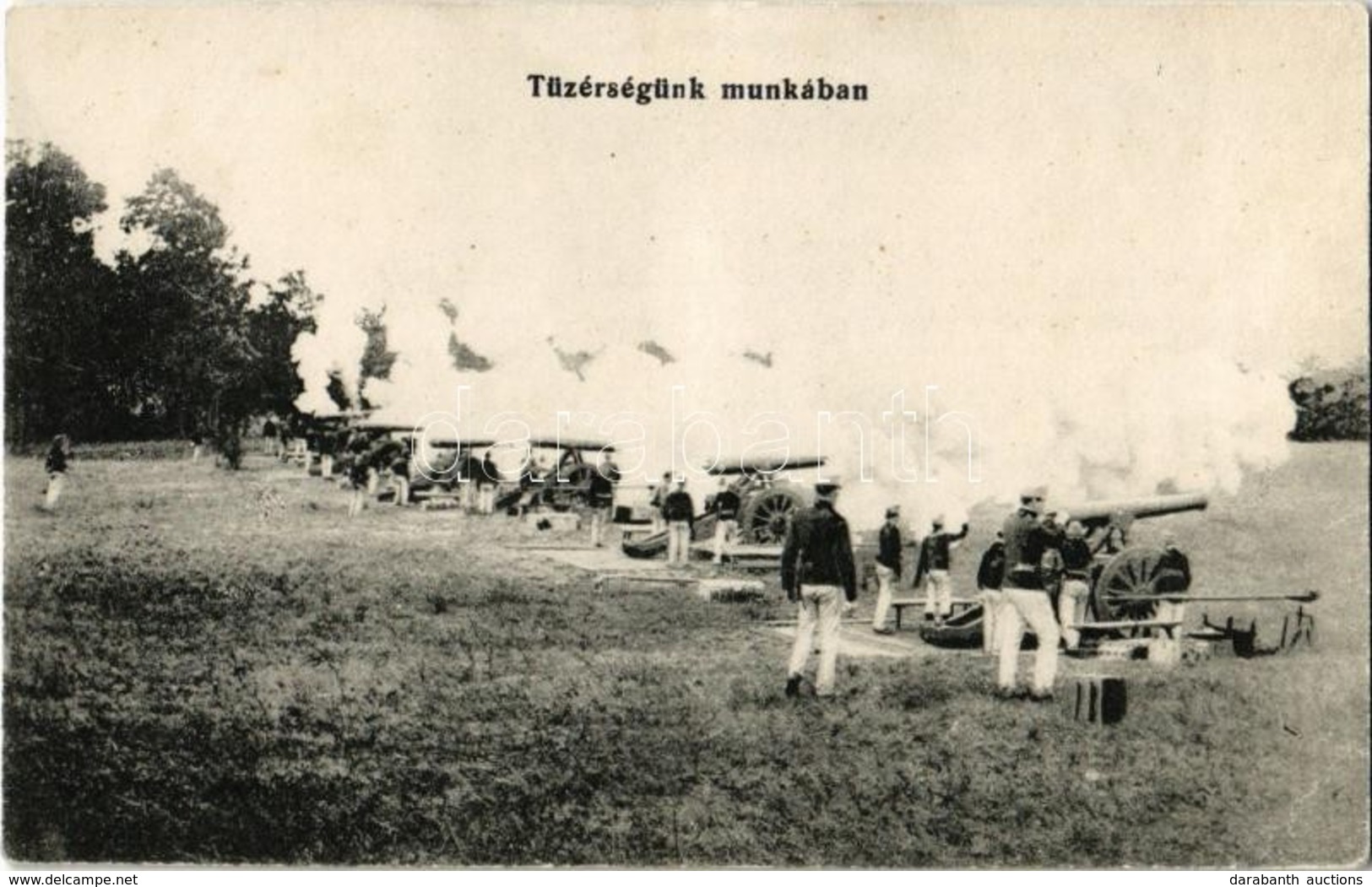 ** T2 Tüzérségünk Munkában / Hungarian Artillery Firing Cannons - Zonder Classificatie