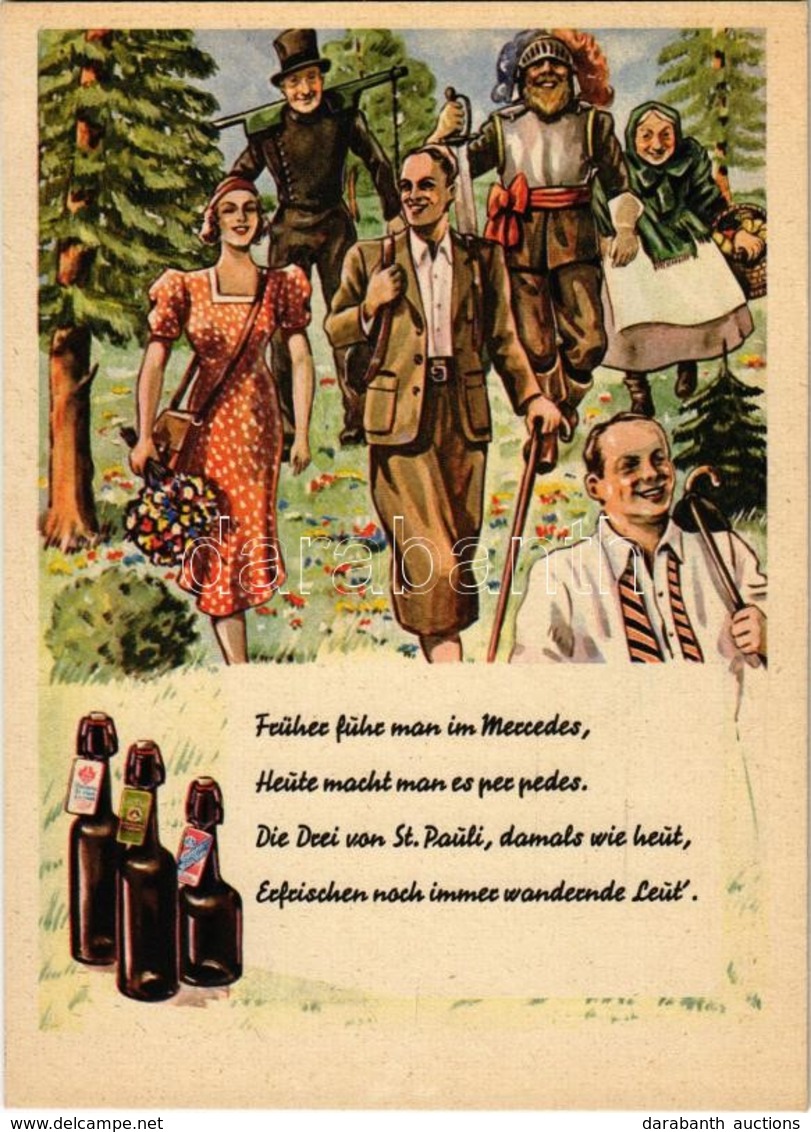 ** T1 Bavaria Und St. Pauli Brauerei. Hamburg / German Beer Advertisement - Zonder Classificatie