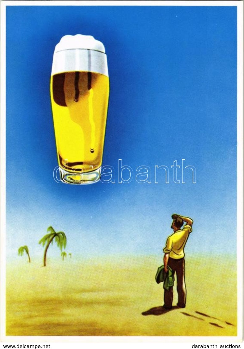 ** T1 Bier Macht Den Durst Erst Schön. Herausgegeben Von Der Bierwerbe GmbH Bad Godesberg / German Beer Advertisement - Zonder Classificatie