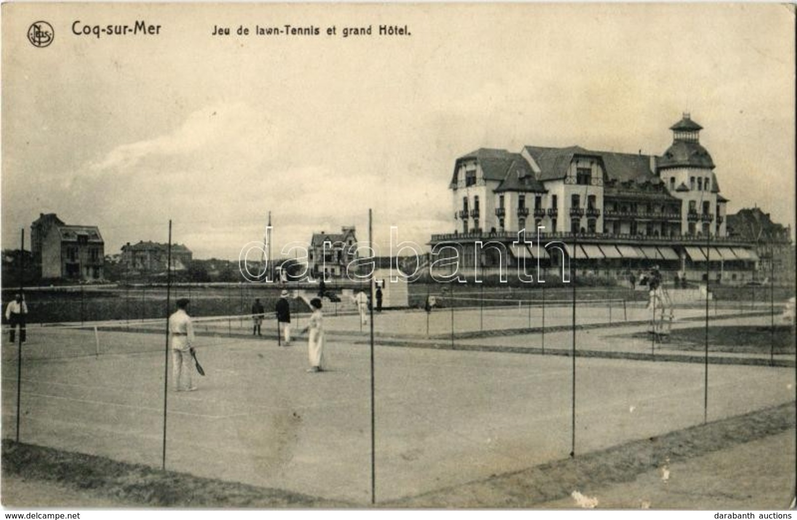 ** T2 Coq-sur-Mer, Jeu De Lawn-Tennis Et Grand Hotel / Tennis Game - Ohne Zuordnung