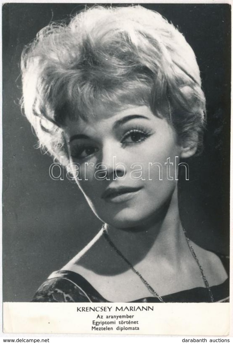 * T2/T3 1963 Krencsey Mariann. Photo - Zonder Classificatie