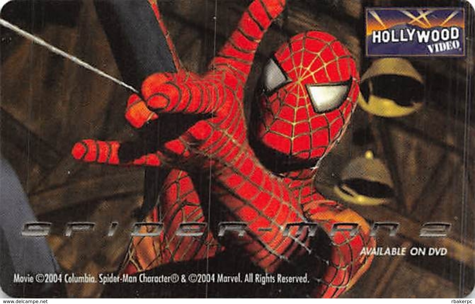 Hollywood Video Gift Card - Spiderman - Other & Unclassified