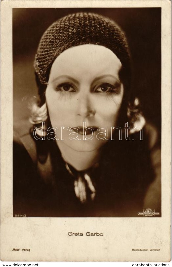 ** T2 Greta Garbo. Metro Goldwyn Mayer. 'Ross' Verlag 5514/3. - Zonder Classificatie