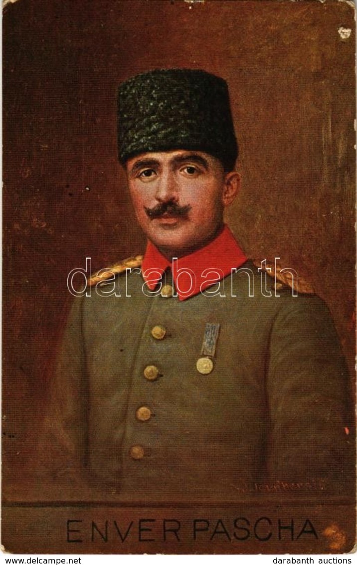 * T3 Enver Pasha, Ottoman Military Officer And A Leader Of The 1908 Young Turk Revolution And Became The Main Leader Of  - Non Classificati