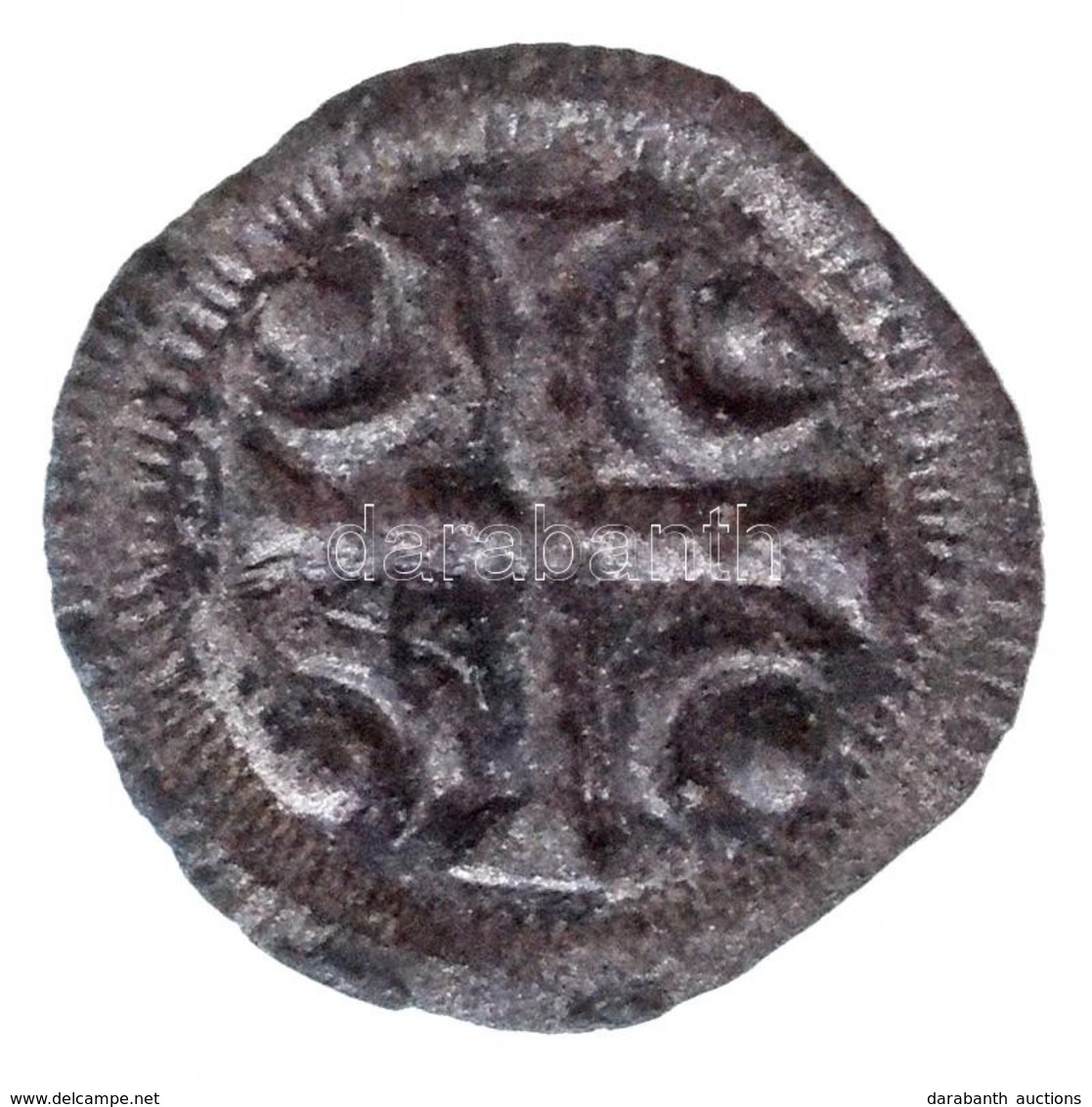 1131-1141. Denár Ag 'II. Béla' (0,31g) T:2 Hungary 1131-1141. Denar Ag 'Bela II' (0,31g) C:XF Huszár: 99., Unger I.: 52. - Zonder Classificatie