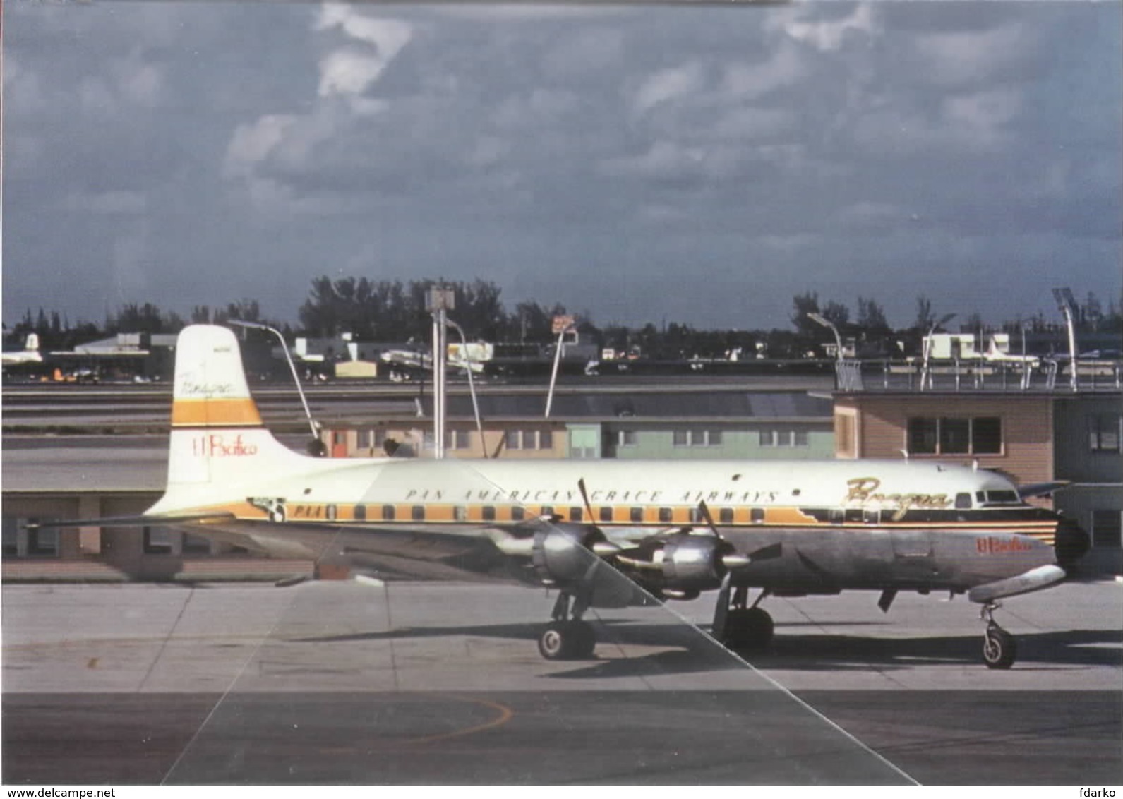 Pan American Grace Airways - Panagara - ( EL Pacifico ) MC Douglas DC-6B N6255C Aviation Airplane - 1946-....: Era Moderna