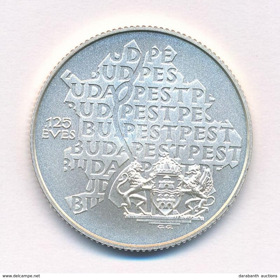 1998. 750Ft Ag 'Budapest 125 éves' T:BU Adamo EM149 - Ohne Zuordnung