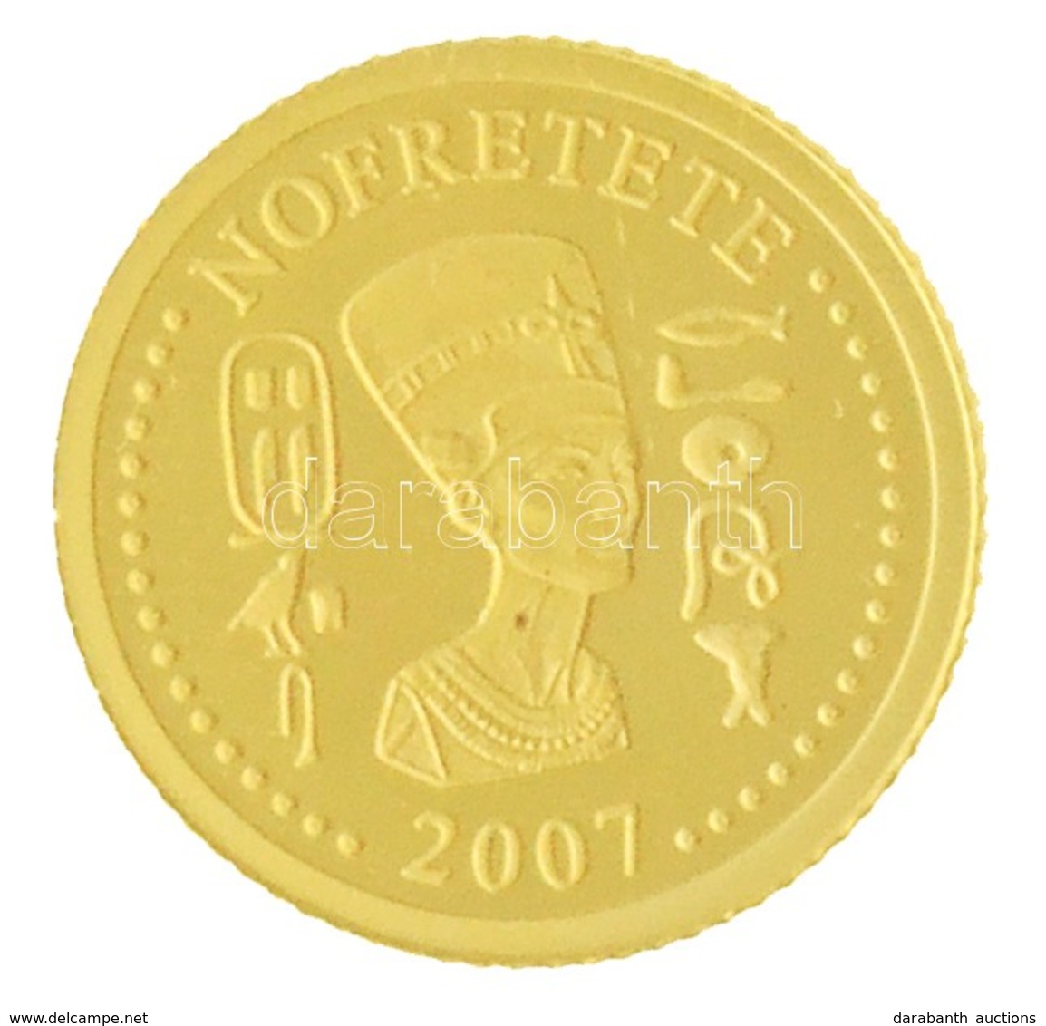 Togói Köztársaság 2007. 1500Fr Au 'Nofertiti' (0,5g/0.999) T:1 (eredetileg PP)
 Republic Of Togo 2007. 1500 Francs Au 'N - Non Classificati