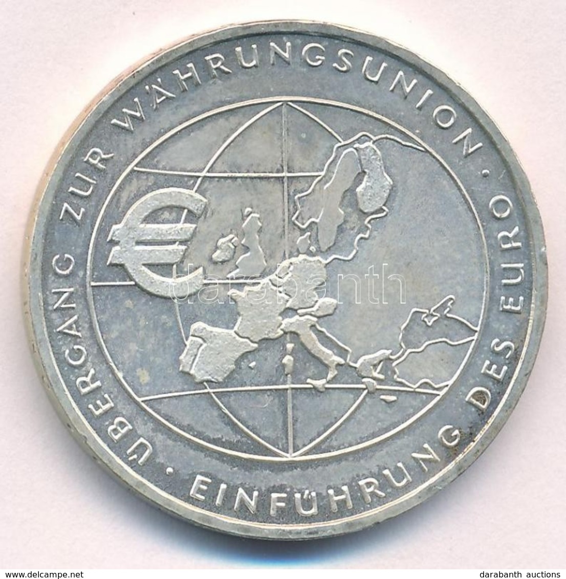 Németország 2002F 10E Ag 'Euro Bevezetése' T:1-
Germany 2002F 10 Euro Ag 'Introduction Of The Euro' C:AU - Ohne Zuordnung