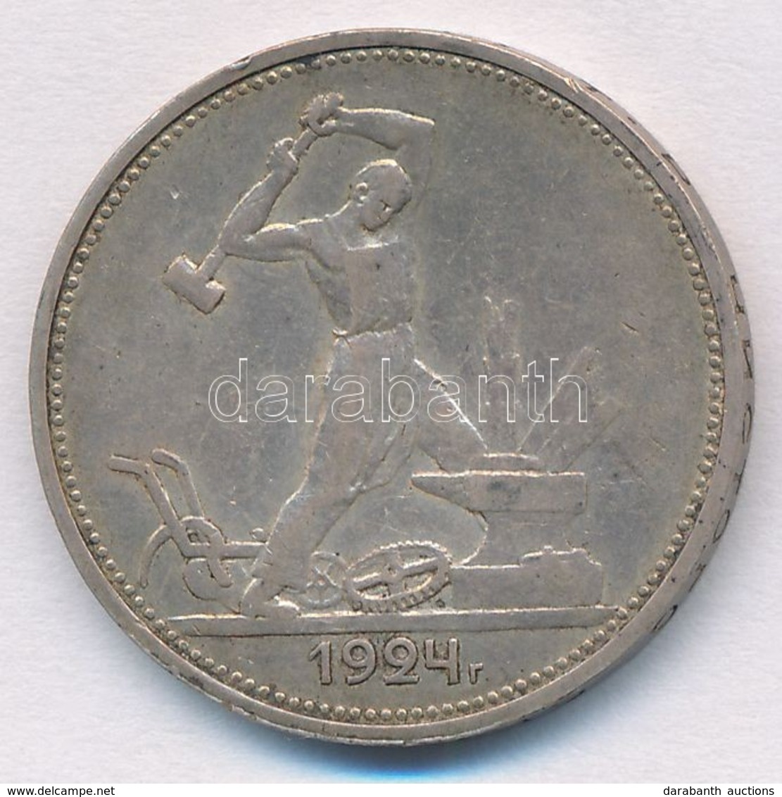 Szovjetunió 1924. 50k Ag T:2 Edge Error
Soviet Union 1924. 50 Kopeks Ag C:XF Ph.
Krause Y#89.1 - Ohne Zuordnung