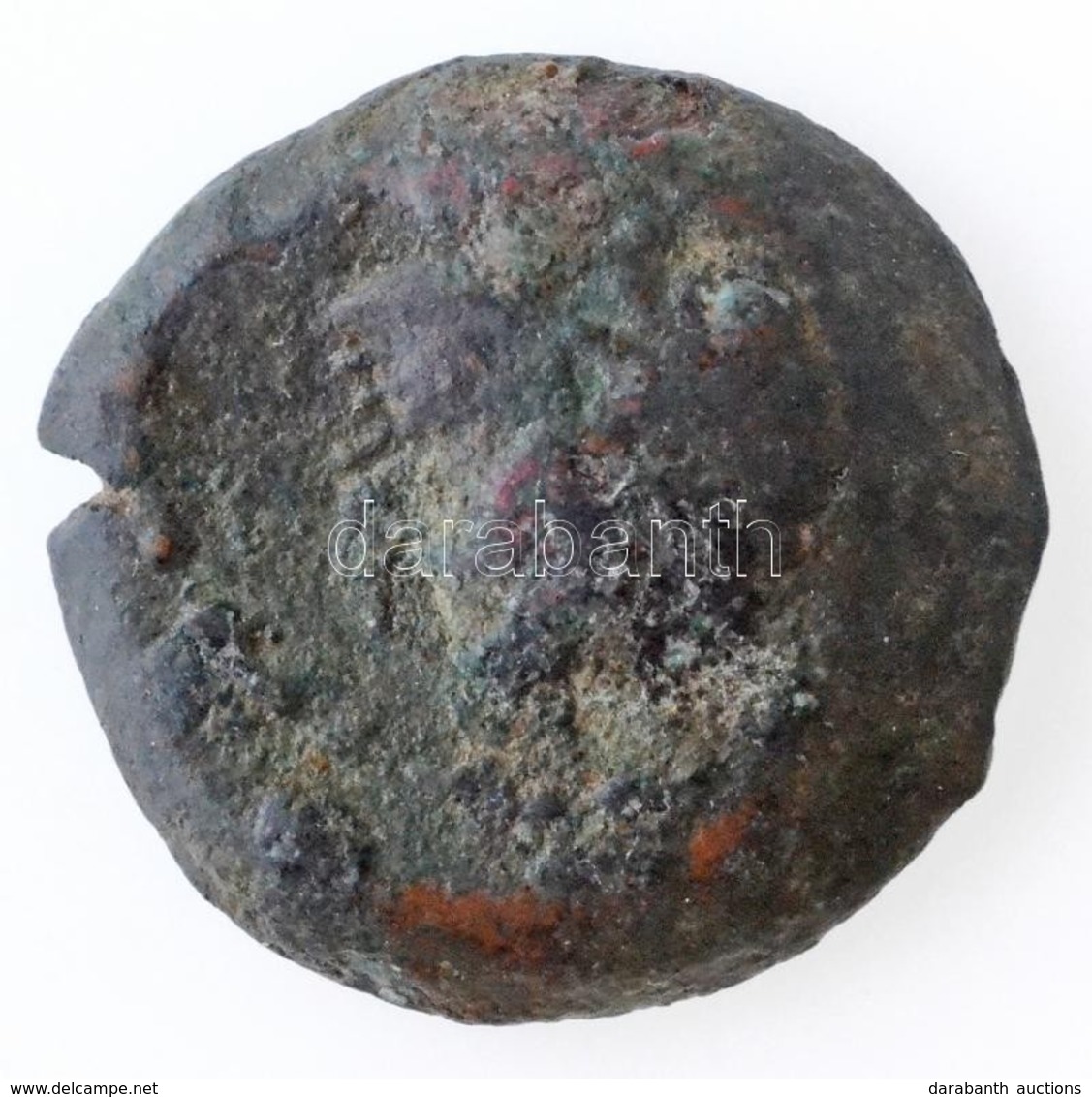 Ókori Bronzérem, Kis-Ázsia? (3,66g/17mm) T:3
Ancient Bronze Coin, Asia Minor? (3,66g/17mm) C:F - Ohne Zuordnung