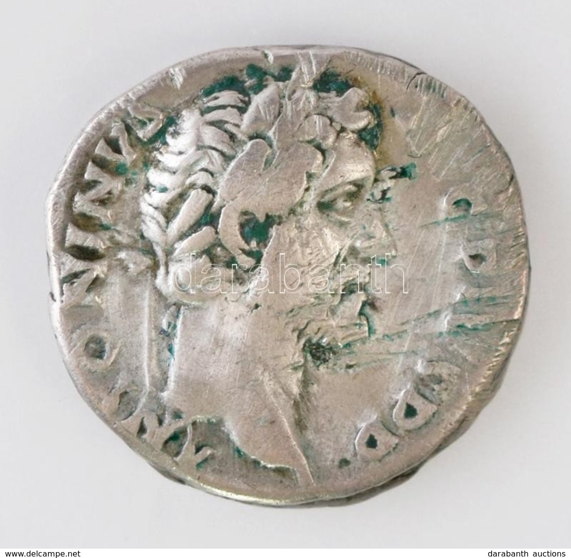 Római Birodalom / Róma / Antoninus Pius 145-147. Denár Ag (3,35g) T:2-,3 K.
Roman Empire / Rome / Antoninus Pius 145-147 - Ohne Zuordnung