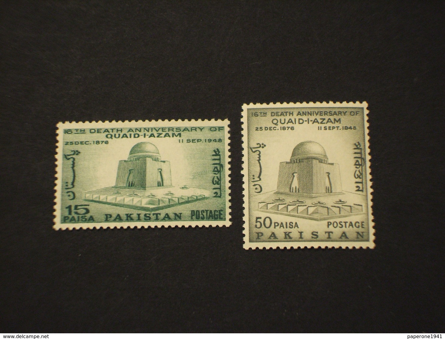 PAKISTAN - 1964 MAUSOLEO 2 VALORI - NUOVI(++) - Pakistan