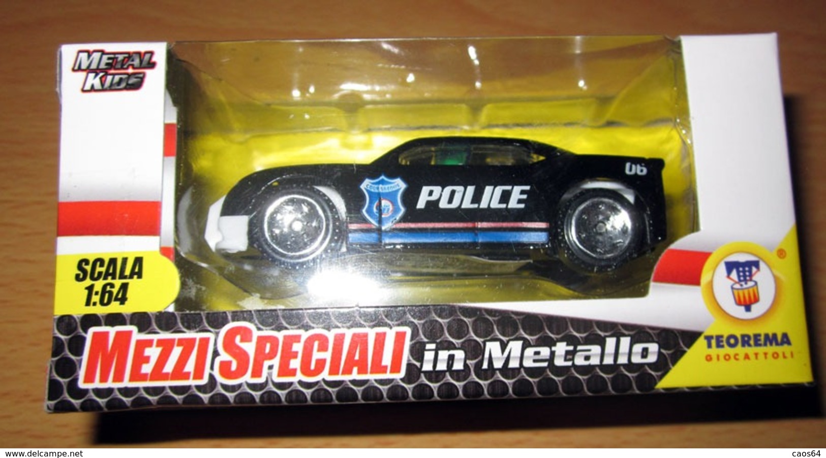 POLICE CAR METAL TEOREMA MEZZI SPECIALI  NEW BOX - Altri & Non Classificati