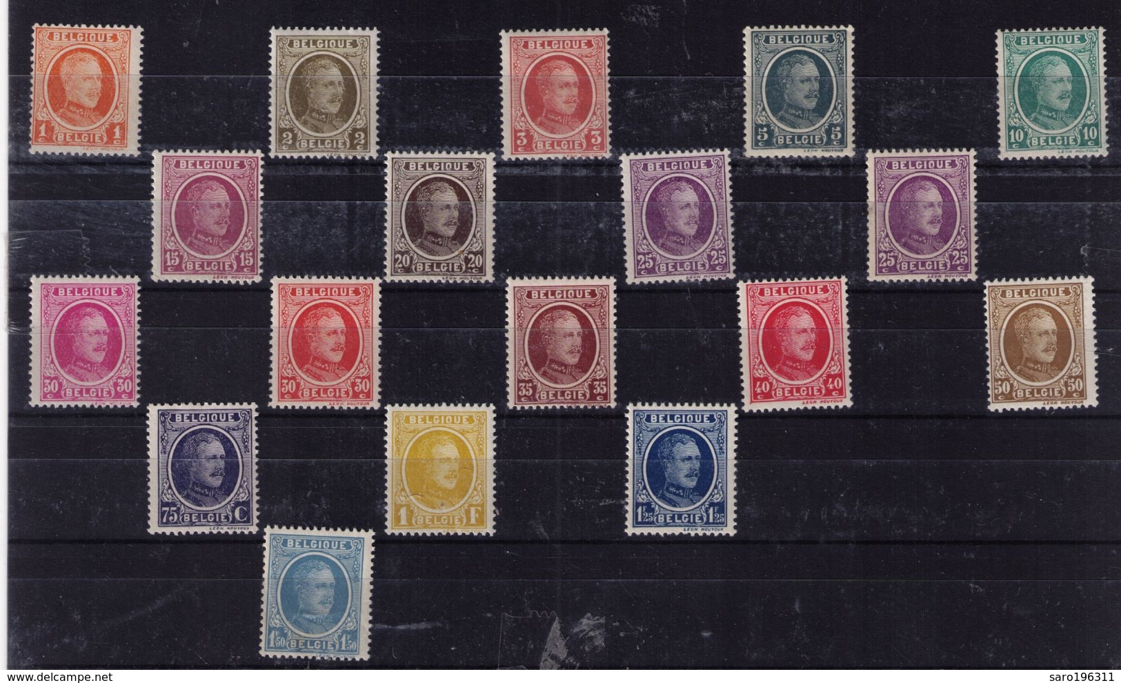 PETIT LOT HOUYOUX 190 / 207  MNH** Départ 4,90 - 1922-1927 Houyoux